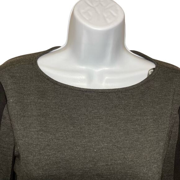 Boston Proper Muse Shift Mini Dress Mod Bell Sleeves Boat Neck A-Line Size 4 - Picture 11 of 16